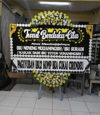 Papan Bunga di Bojongloa Kidul